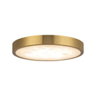 Alora Canada - FM653007MBAR - LED Flush Mount - Evelyn - Matte Black/Alabaster
