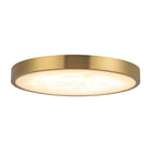 Alora Canada - FM653009BGAR - LED Flush Mount - Evelyn - Brushed Gold/Alabaster