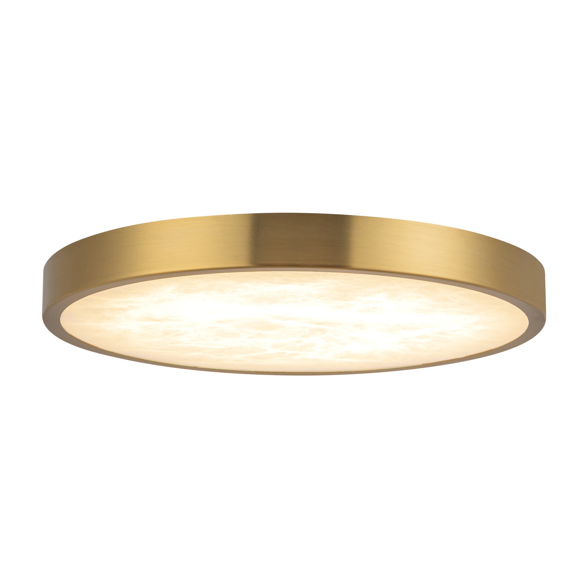 Alora Canada - FM653009BGAR - LED Flush Mount - Evelyn - Brushed Gold/Alabaster