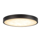 Alora Canada - FM653009MBAR - LED Flush Mount - Evelyn - Matte Black/Alabaster