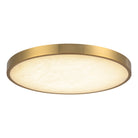 Alora Canada - FM653012MBAR - LED Flush Mount - Evelyn - Matte Black/Alabaster