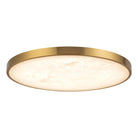 Alora Canada - FM653015BGAR - LED Flush Mount - Evelyn - Brushed Gold/Alabaster