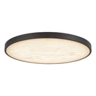 Alora Canada - FM653015MBAR - LED Flush Mount - Evelyn - Matte Black/Alabaster