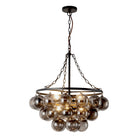 Alora Canada - CH654624BGRC - Six Light Chandelier - Faye - Brushed Gold/Clear Ribbed Glass
