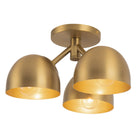 Kuzco Canada - SF13312-BG - Three Light Semi-Flush Mount - Fosso - Brushed Gold
