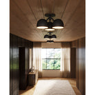 Kuzco Canada - SF13317-BK - Three Light Semi-Flush Mount - Fosso - Black