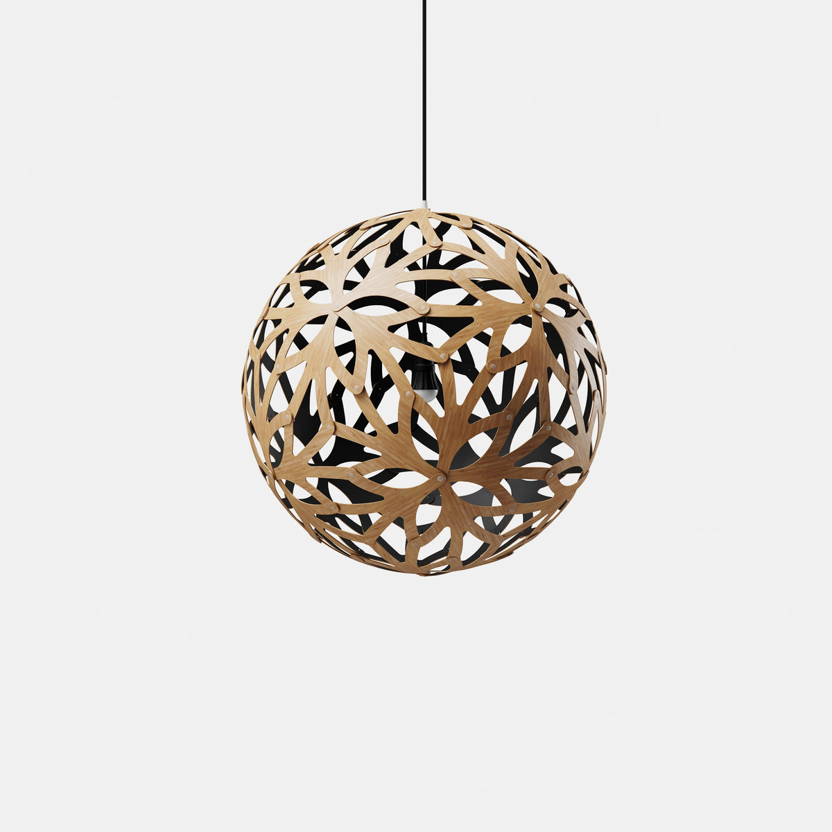 David Trubridge - Floral 1000 Pendant - FLO-1000-BMB-BLK-KIT-SET - Canada Light Shop