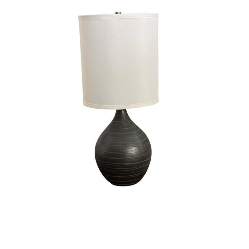 House of Troy - GS201-SBM - LED Table Lamp - Scatchard - Scored Black Matte
