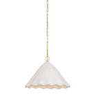 Mitzi Canada - H1026701-AGB/WP - One Light Pendant - Lulu - Aged Brass