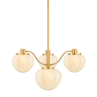 Mitzi Canada - H1093804-AGB - Four Light Chandelier - Kristen - Aged Brass