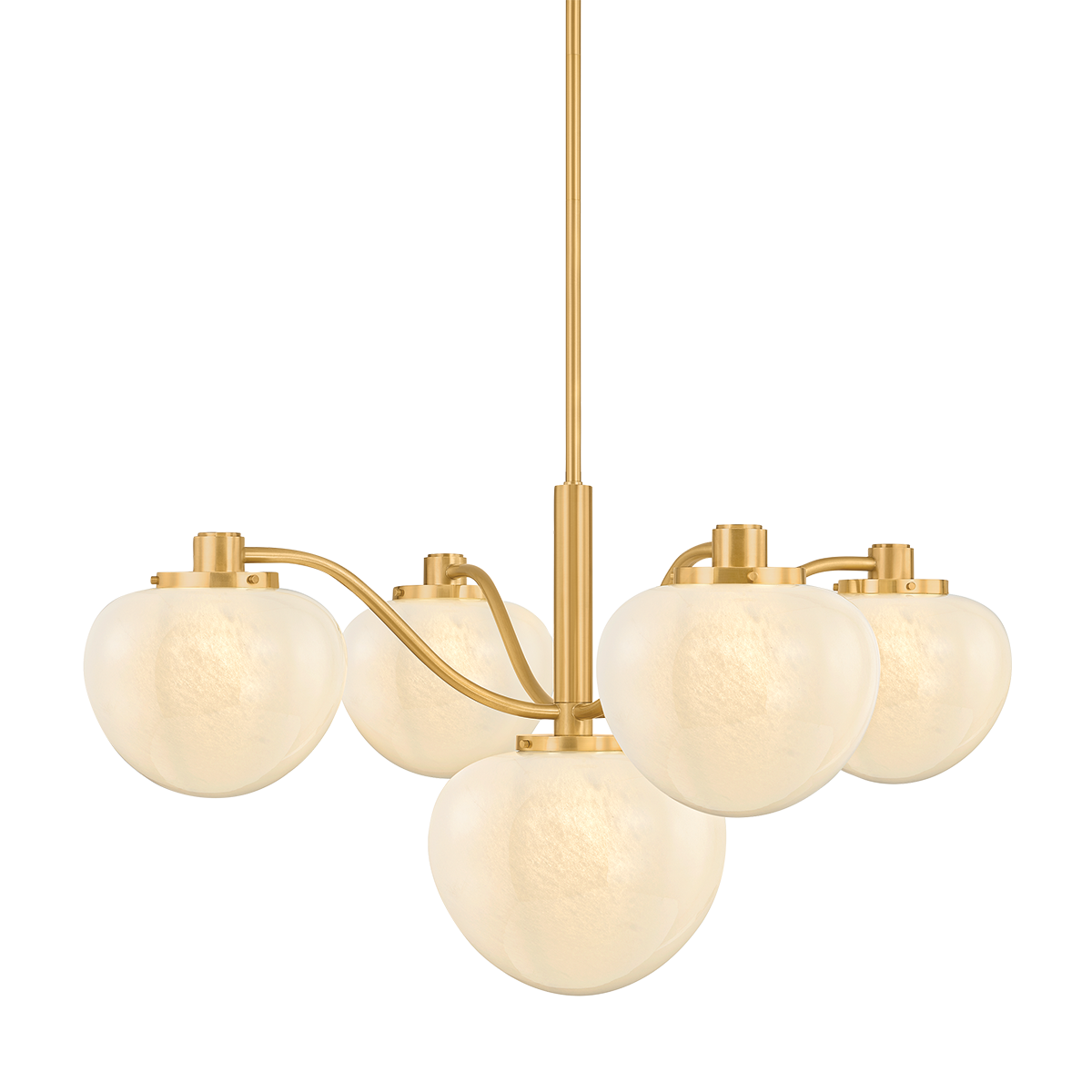 Mitzi Canada - H1093805-AGB - Five Light Chandelier - Kristen - Aged Brass