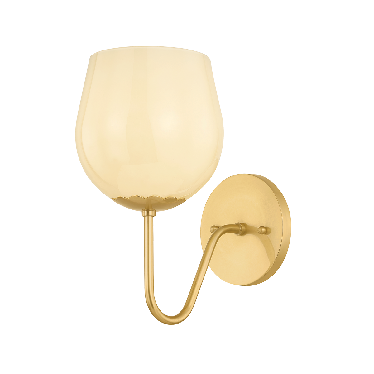 Mitzi Canada - H1106101-AGB - One Light Wall Sconce - Genevieve - Aged Brass