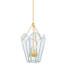 Mitzi Canada - H1132704-AGB/SAO - Four Light Lantern - Clarisse - Aged Brass