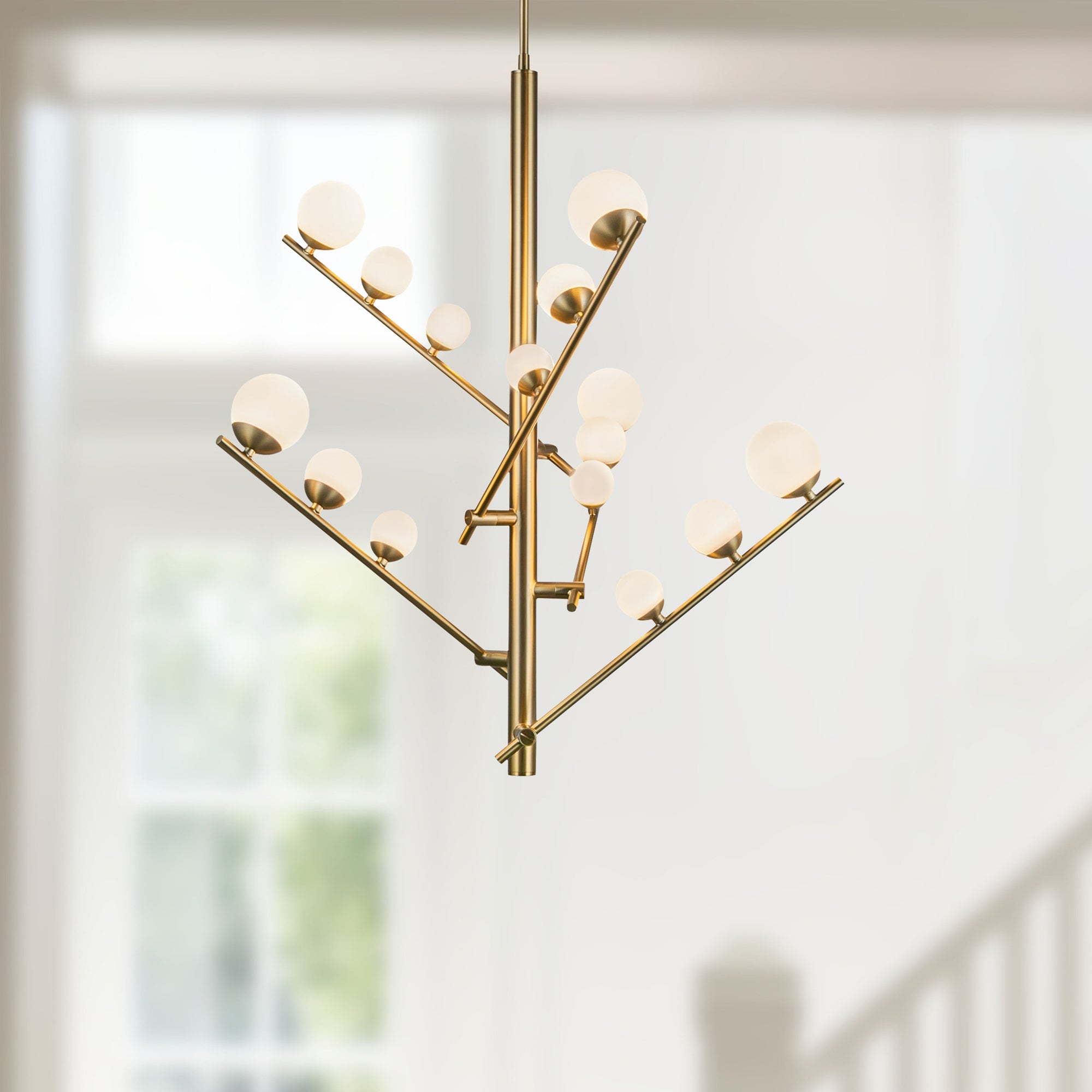 Kuzco Lighting CH55530-BK/OP Cypress Chandelier