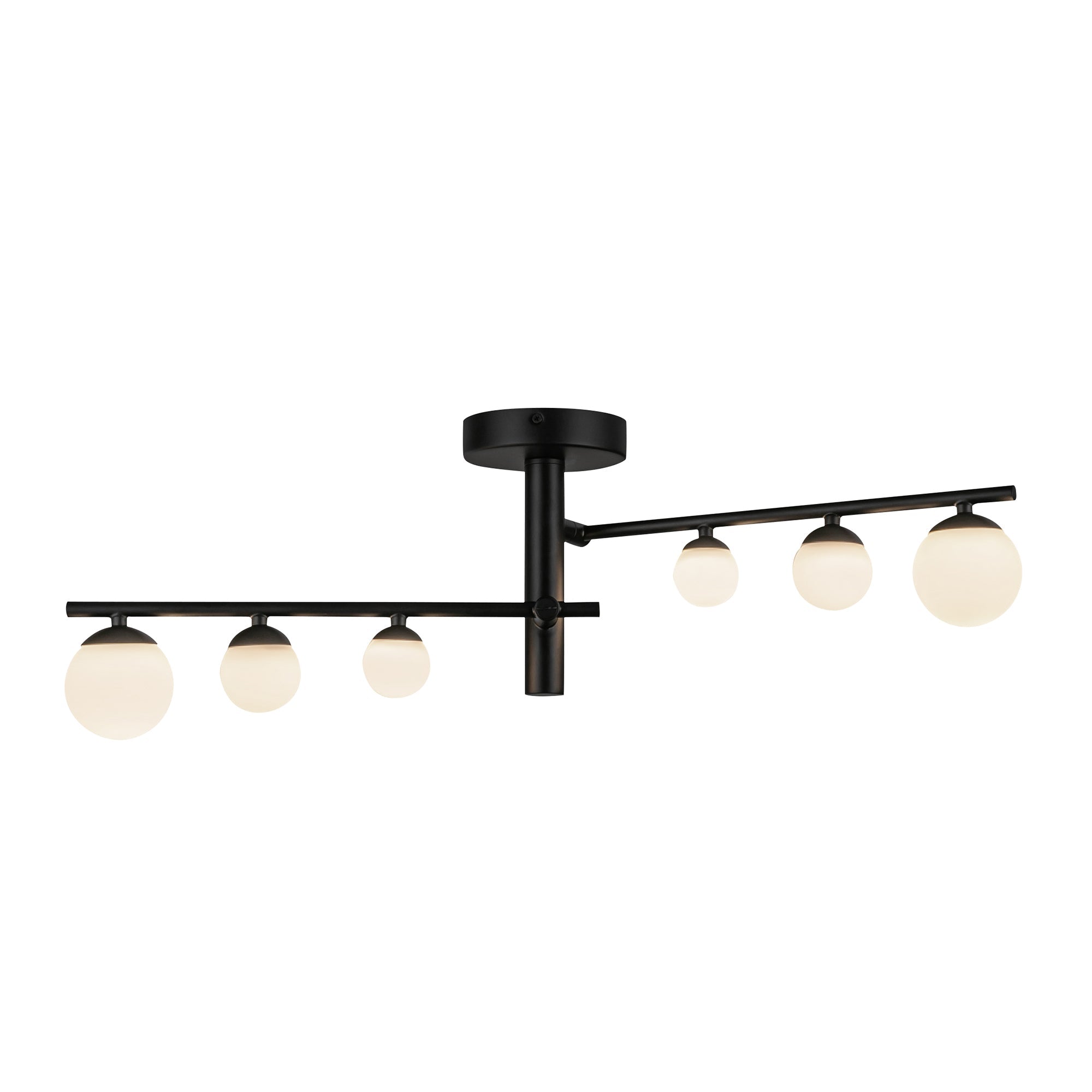 Kuzco Lighting SF55525-BKOP Cypress Semi-Flush Mount