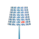Zafferano America LD035108 Poldina Graphic Shade in Avio Blue Fish