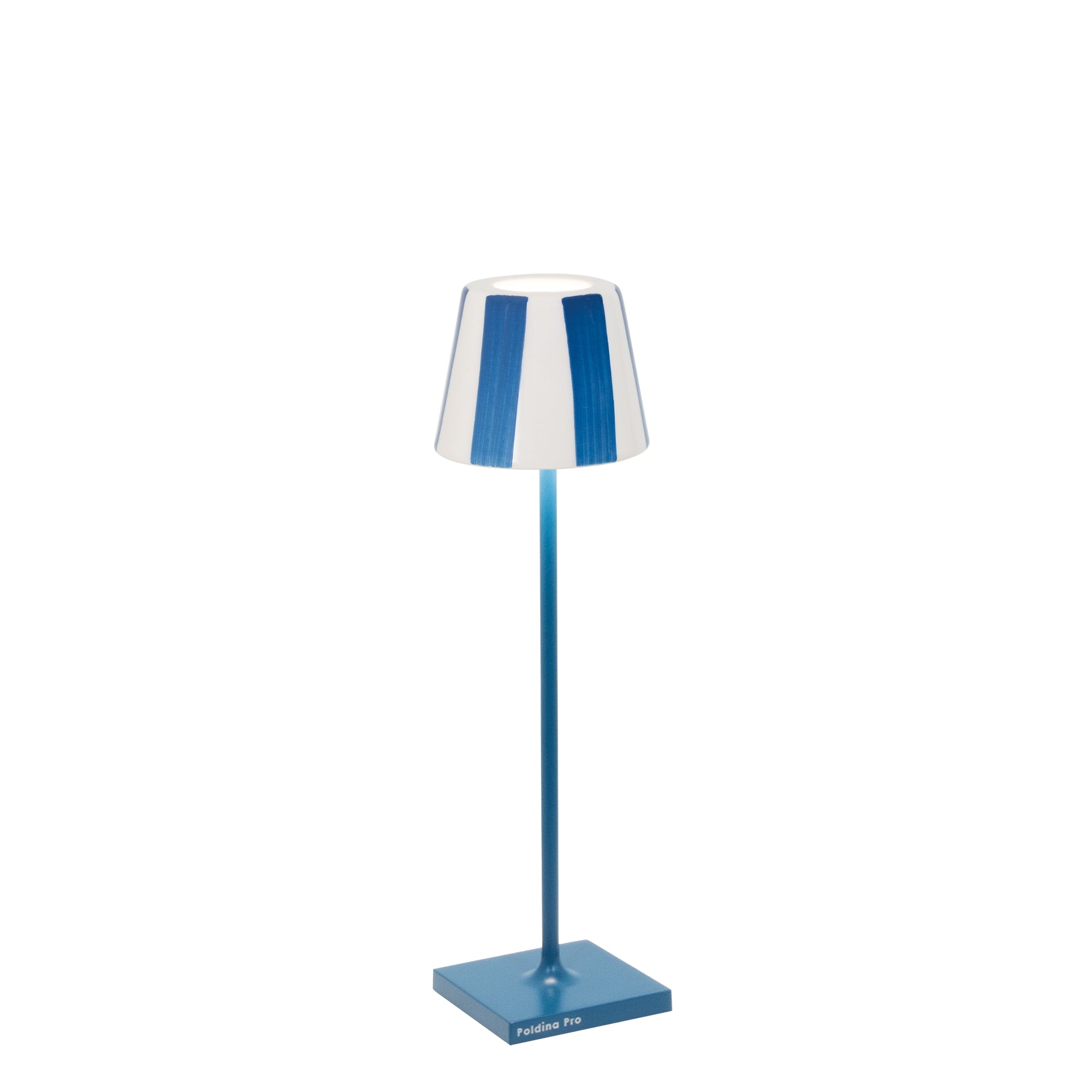 Zafferano America LD0490KC3 Poldina Pro Micro Lido in Capri Blue \/ Light Blue Stripes
