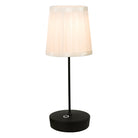 Zafferano America LD2146D3 Swap Pro Pleated Ivory Lampshade in Black