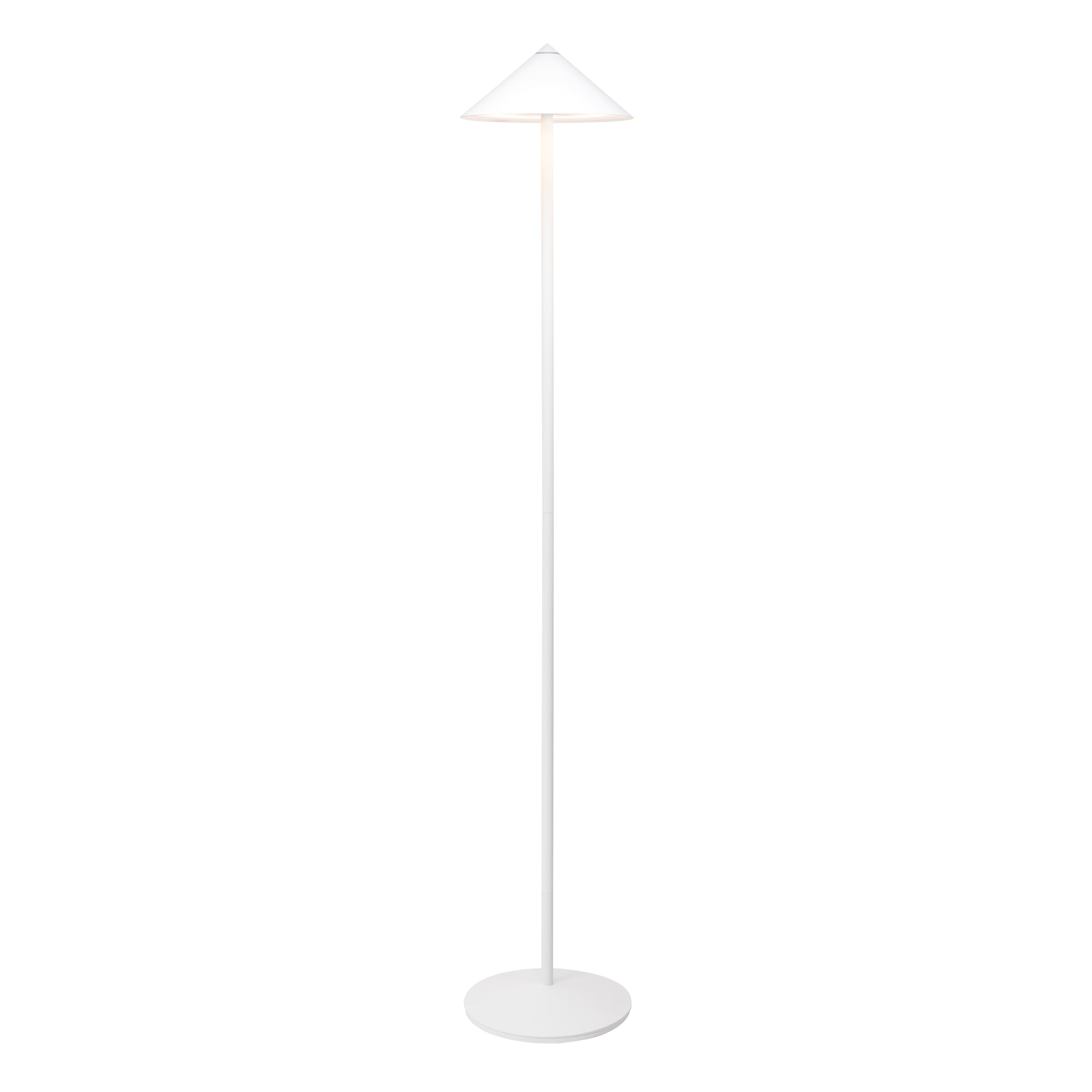 Zafferano America LD2670B3 Pina XXL Floor Lamp in White