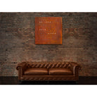 QLOCKTWO Q180V1RT QLOCKTWO EARTH 180 Rust