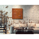 QLOCKTWO Q180V1RT QLOCKTWO EARTH 180 Rust