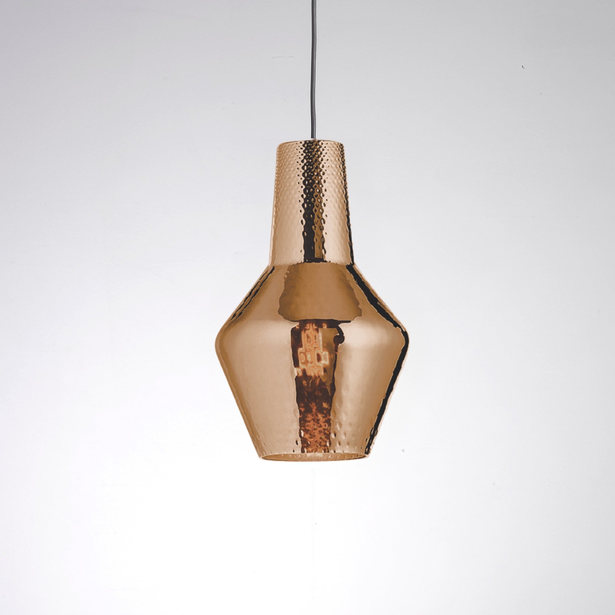 Zafferano America LRM0123 Romeo & Giulietta Pendant Light in Romeo Metallic Bronze 45 Inches