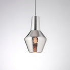 Zafferano America LRM1121 Romeo & Giulietta Pendant Light in Romeo Metallic Silver 115 Inches