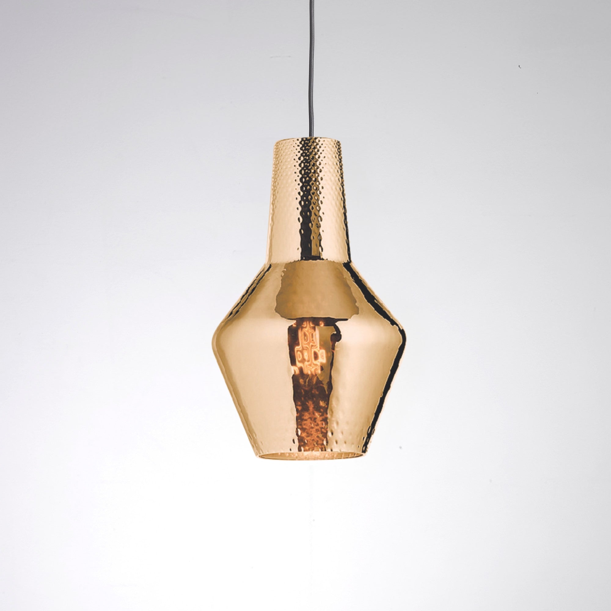 Zafferano America LRM1122 Romeo & Giulietta Pendant Light in Romeo Metallic Antique Gold 115 Inches