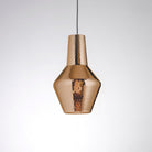 Zafferano America LRM1123 Romeo & Giulietta Pendant Light in Romeo Metallic Bronze 115 Inches