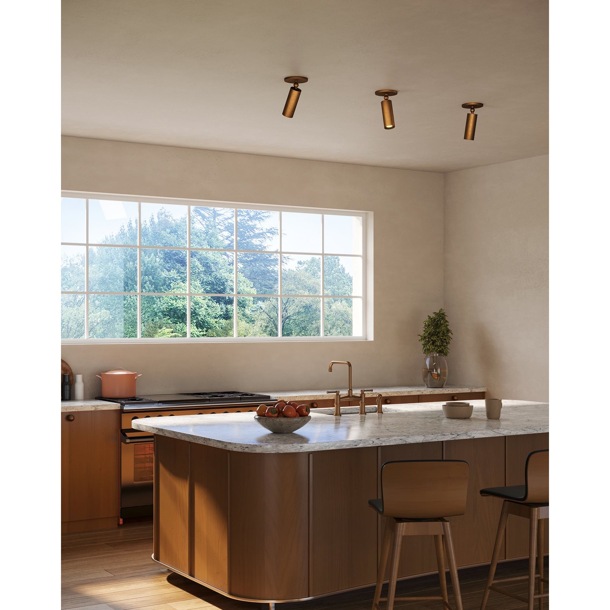 Kuzco Canada - SF90477-UB - LED Semi-Flush Mount - Mason - Urban Bronze