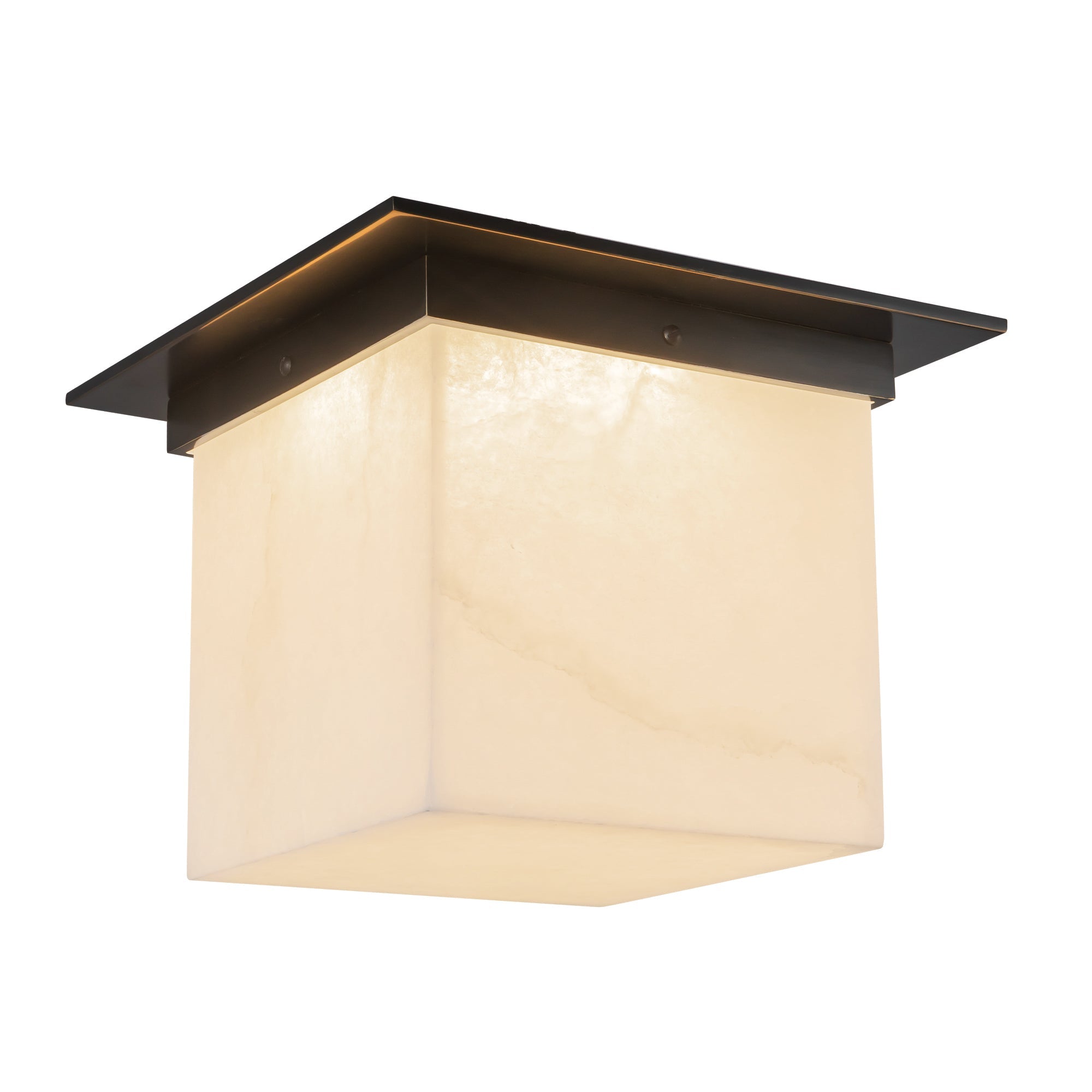Alora Canada - FM356118UBOP - One Light Flush Mount - Mineral - Urban Bronze/Matte Opal Glass
