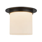 Alora Canada - FM360118UBOP - One Light Flush Mount - Mineral - Urban Bronze/Matte Opal Glass