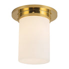 Alora Canada - FM360808UBAR - One Light Flush Mount - Mineral - Urban Bronze/Alabaster