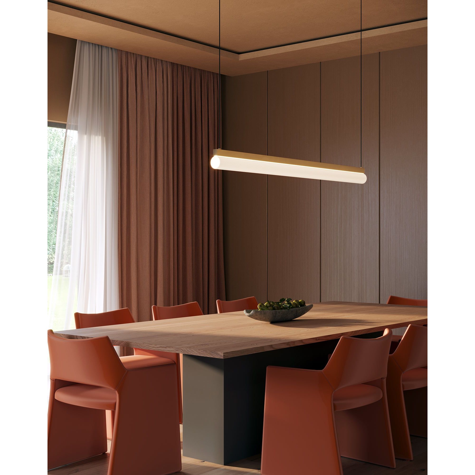 Kuzco Canada - LP13645-VB - LED Linear Pendant - Nio - Vintage Brass