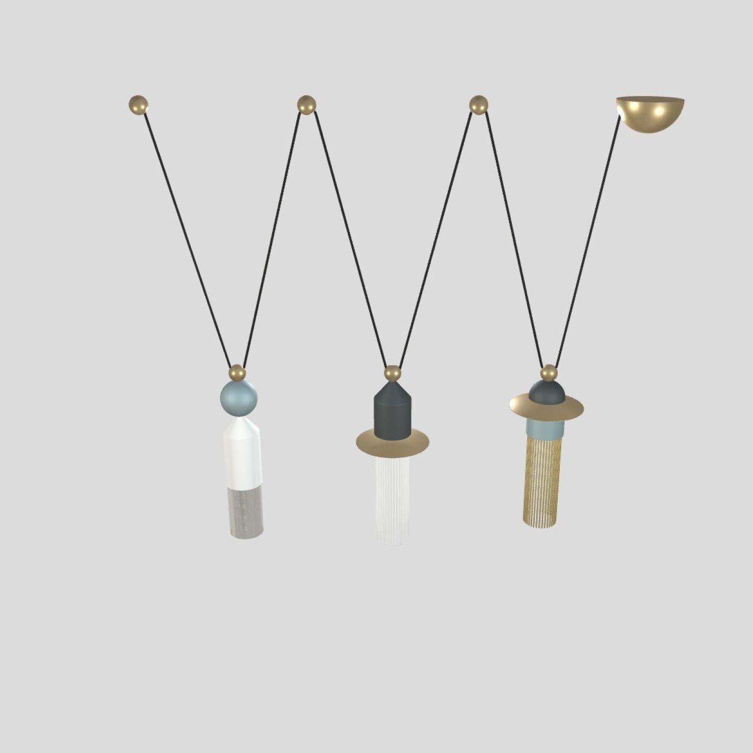 Masiero - Horo S1 Pendant - HORO S1-RS - Canada Light Shop