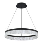 Kendal Lighting - Arctic Ice LED Chandelier - PF314-BLK - Canada Light Shop
