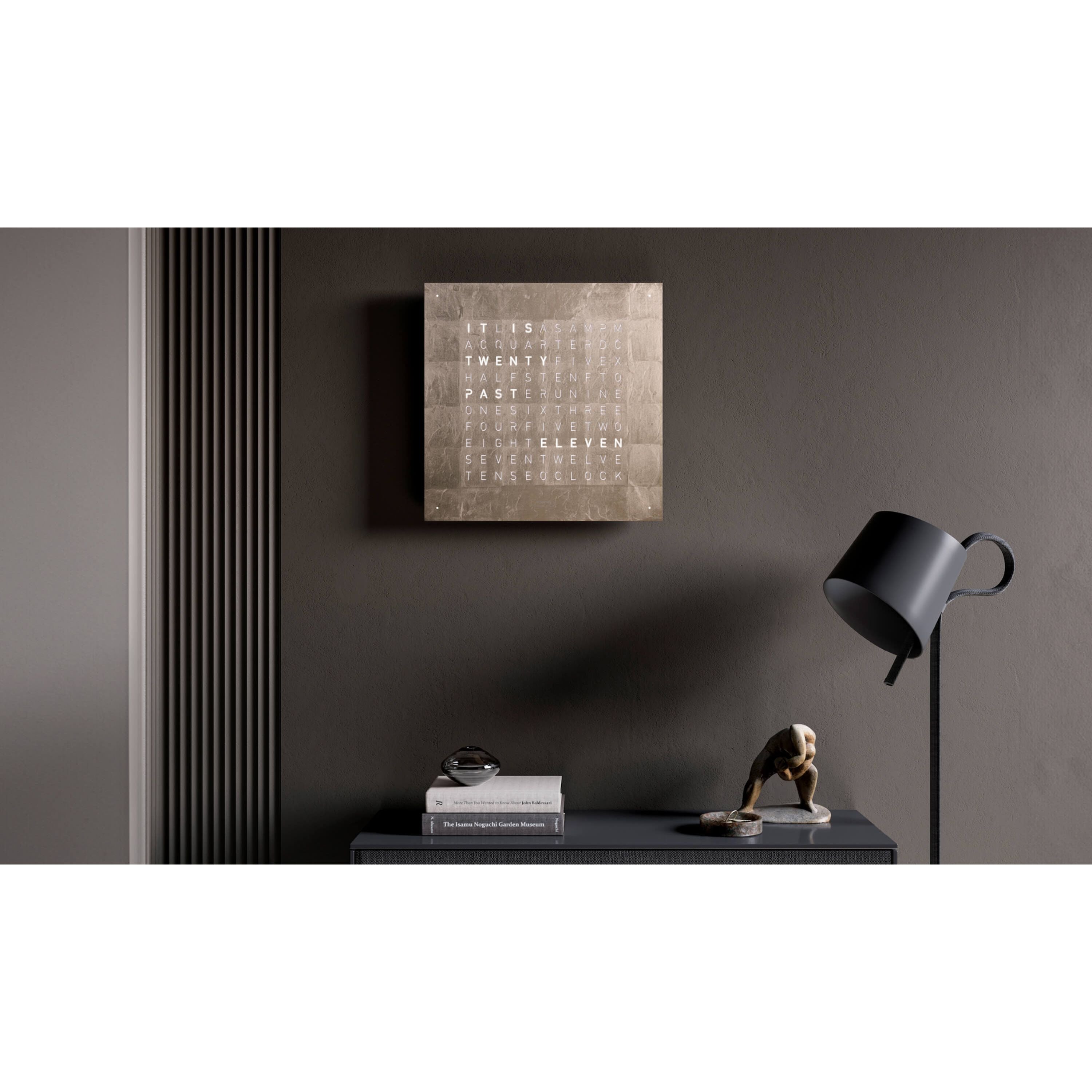 QLOCKTWO QT4MG QLOCKTWO EARTH 45 Creator's Edition Moon Gold
