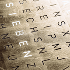 QLOCKTWO QT4GD QLOCKTWO EARTH 45 Creator's Edition Gold