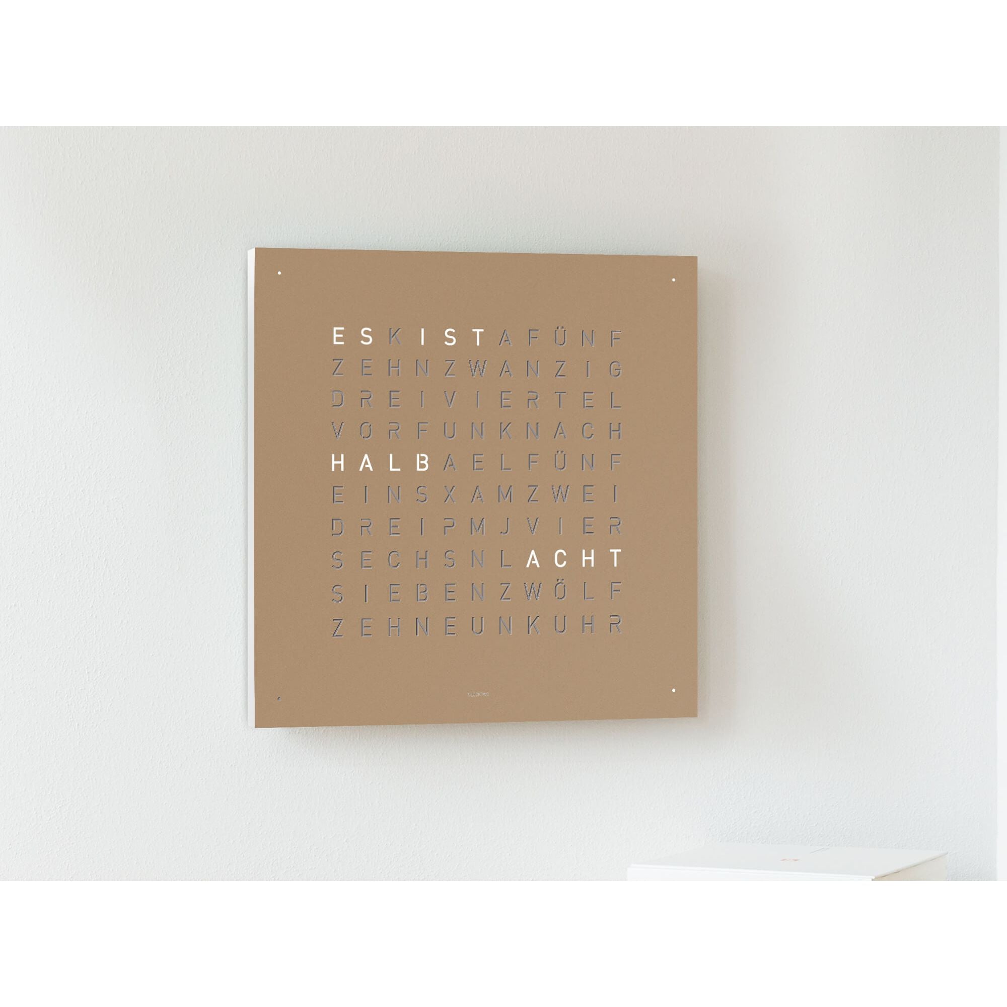 QLOCKTWO QT4SS QLOCKTWO EARTH 45 Steel Series