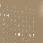 QLOCKTWO FCHAPC QLOCKTWO Earth 45 Frontcover Hazelnut