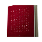QLOCKTWO QT4RRVC QLOCKTWO EARTH 45 Red Velvet