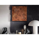 QLOCKTWO QT4RT QLOCKTWO EARTH 45 Creator's Edition Rust