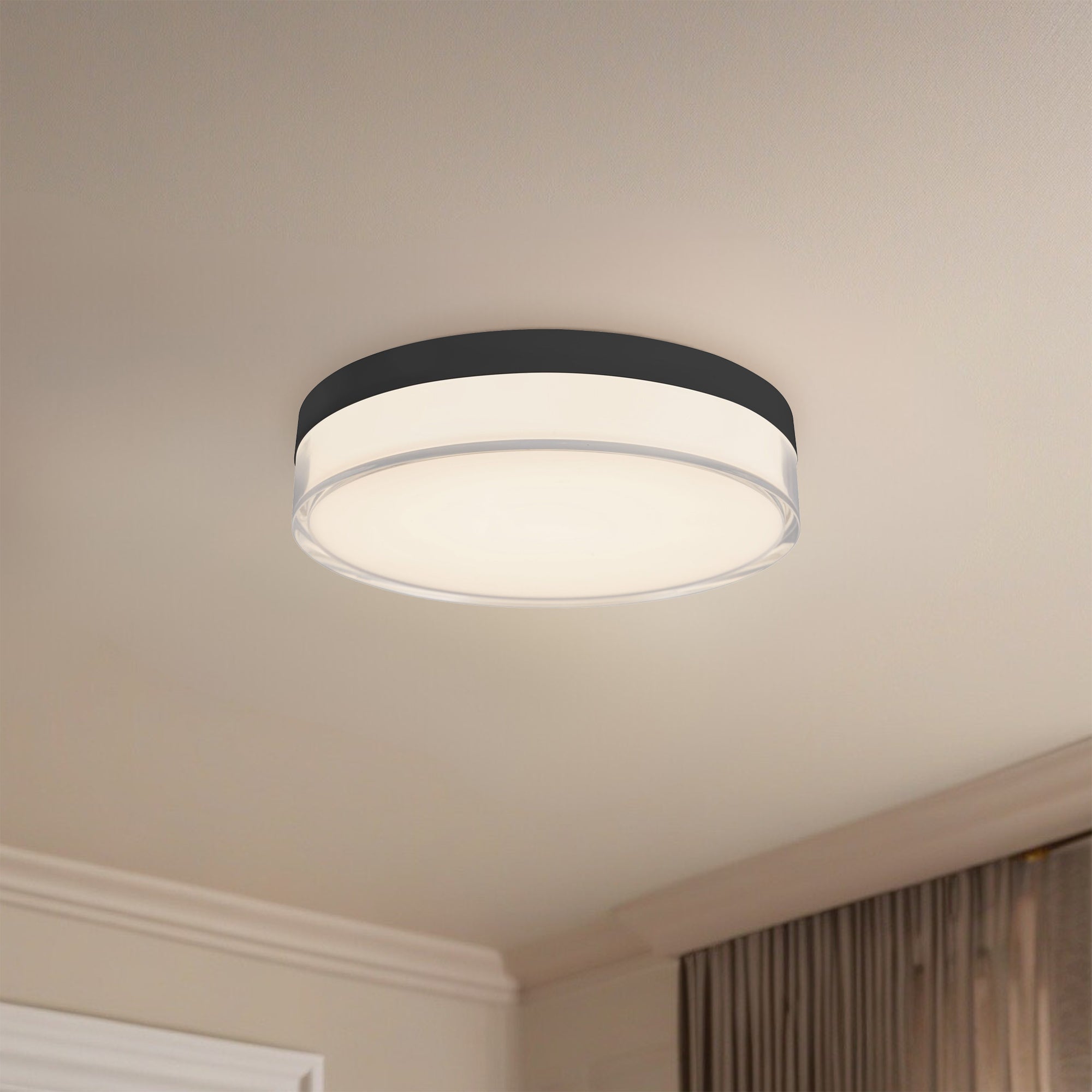 Kuzco Lighting FM7-251-BK Quara Flush Mount