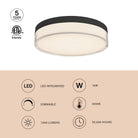 Kuzco Lighting FM7-251 Quara Flush Mount