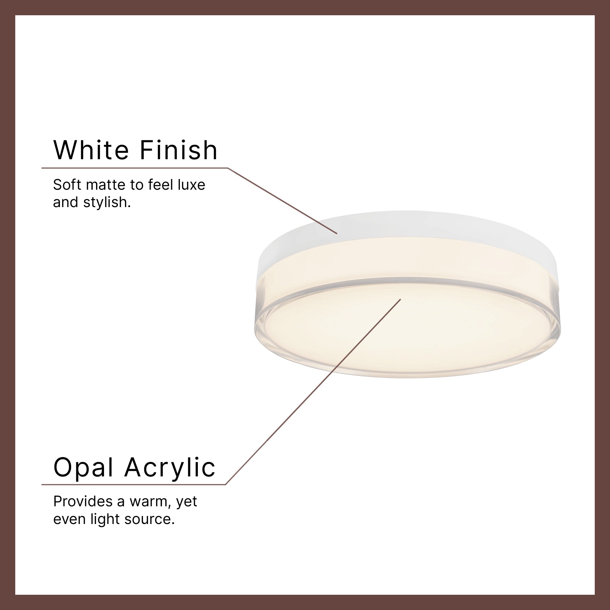 Kuzco Lighting FM7-251 Quara Flush Mount