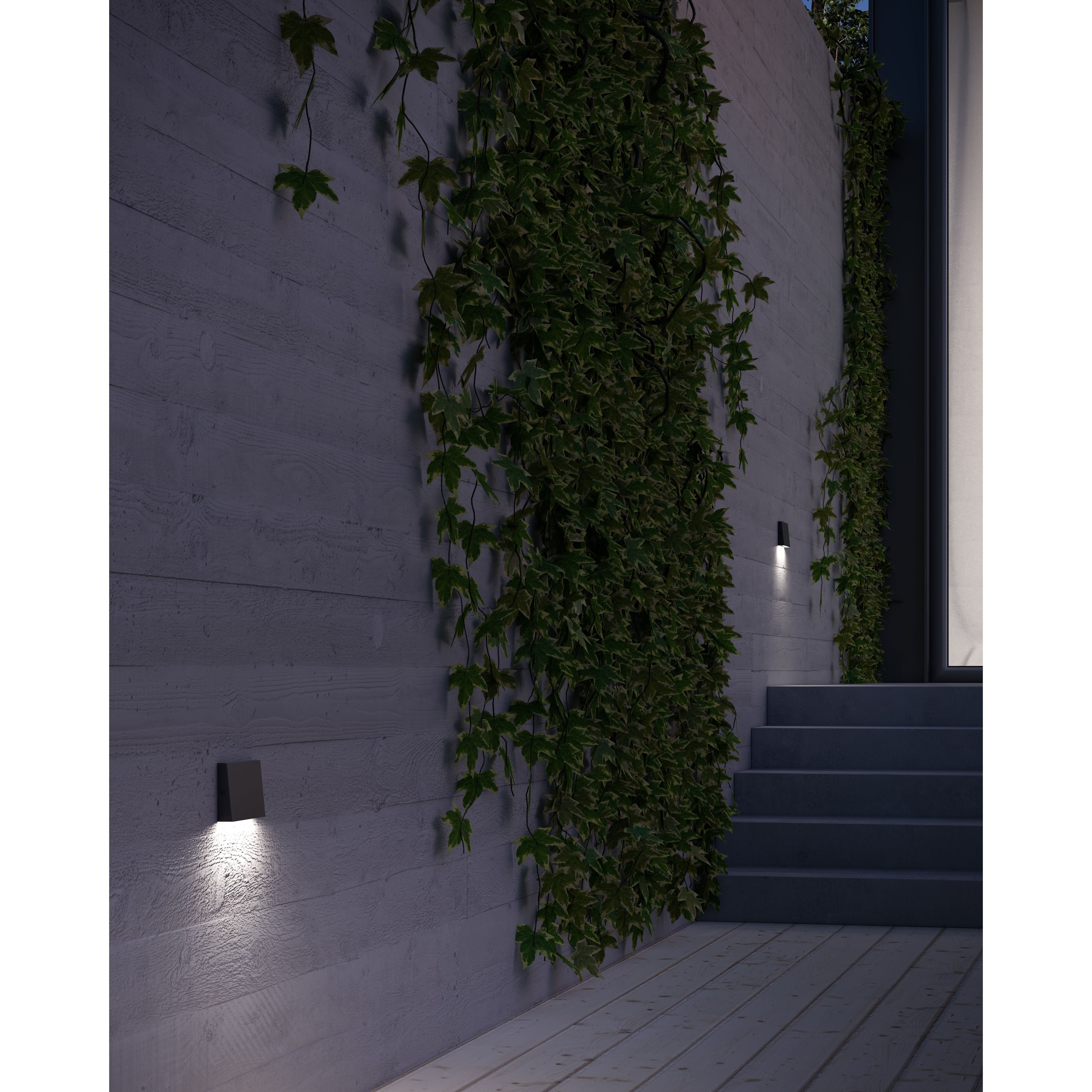 Kuzco Lighting ER30103-BK Roto 3-in Exterior Wall/Step Light