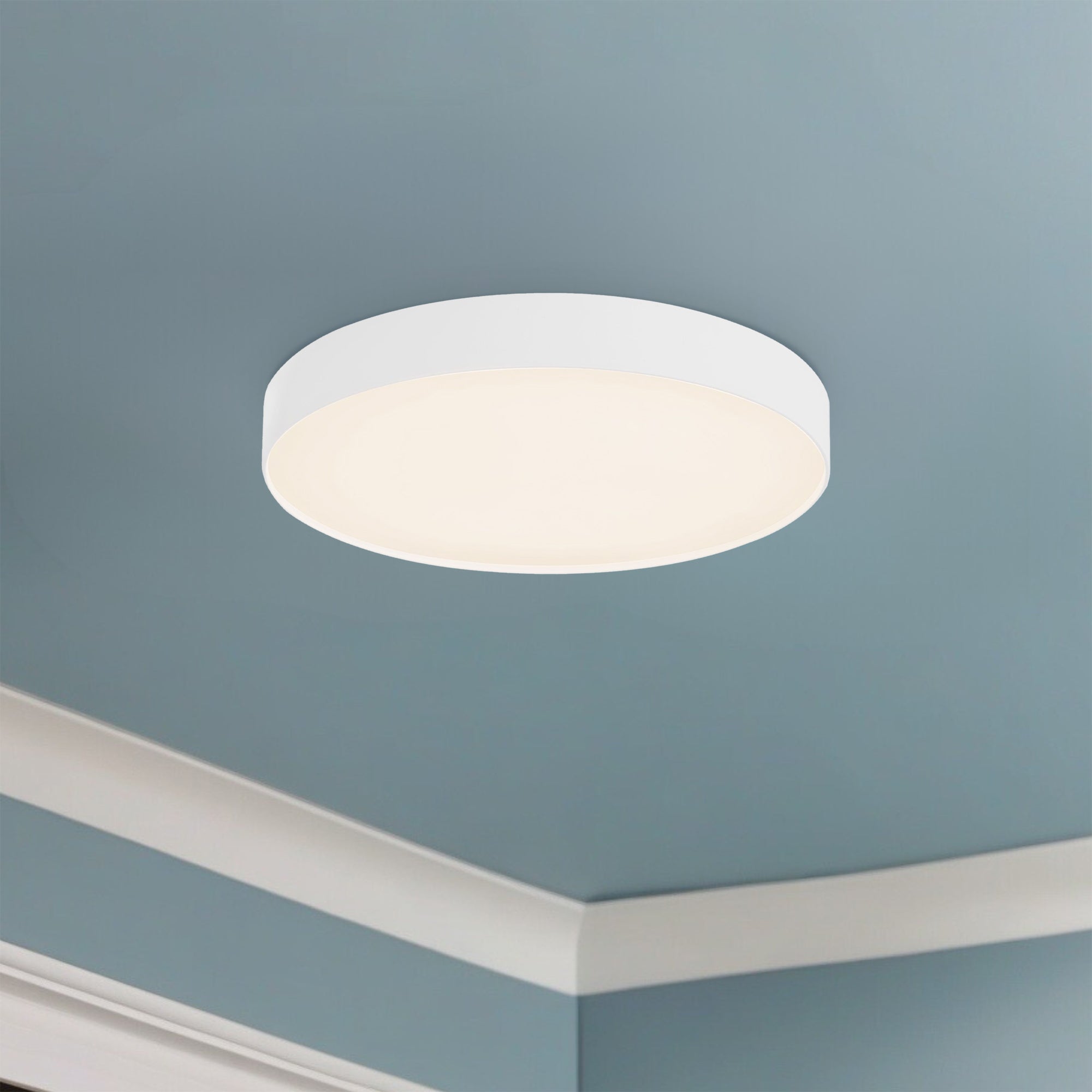 Kuzco Lighting FM7-286B-WH Rynn Flush Mount