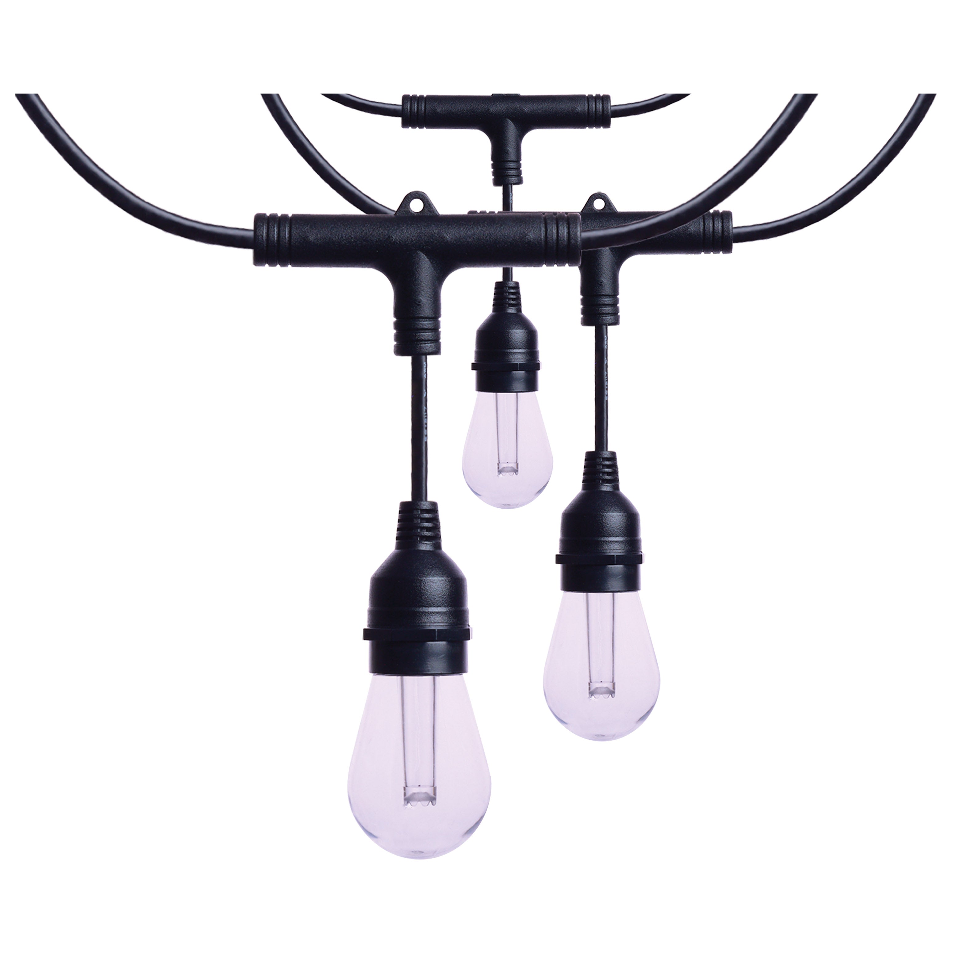 Satco Products S11191 Starfish Smart LED 48ft - 15 Light - Indoor/Outdoor String Lights