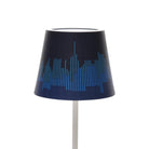 Zafferano America SDZA-340KC-05 Skyline Shades by Kickie Chudikova in Skyline Steel Blue