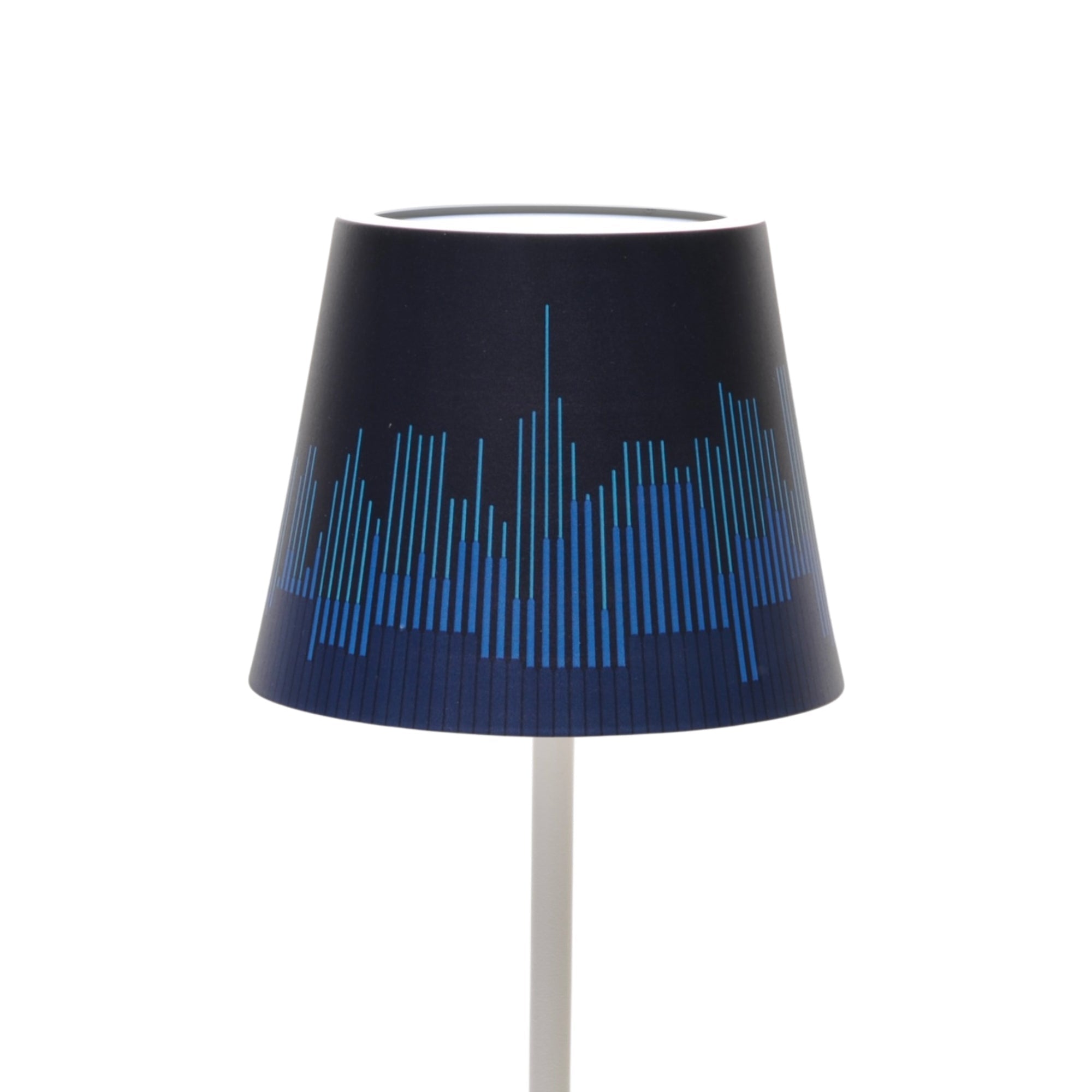 Zafferano America SDZA-340KC-05 Skyline Shades by Kickie Chudikova in Skyline Steel Blue